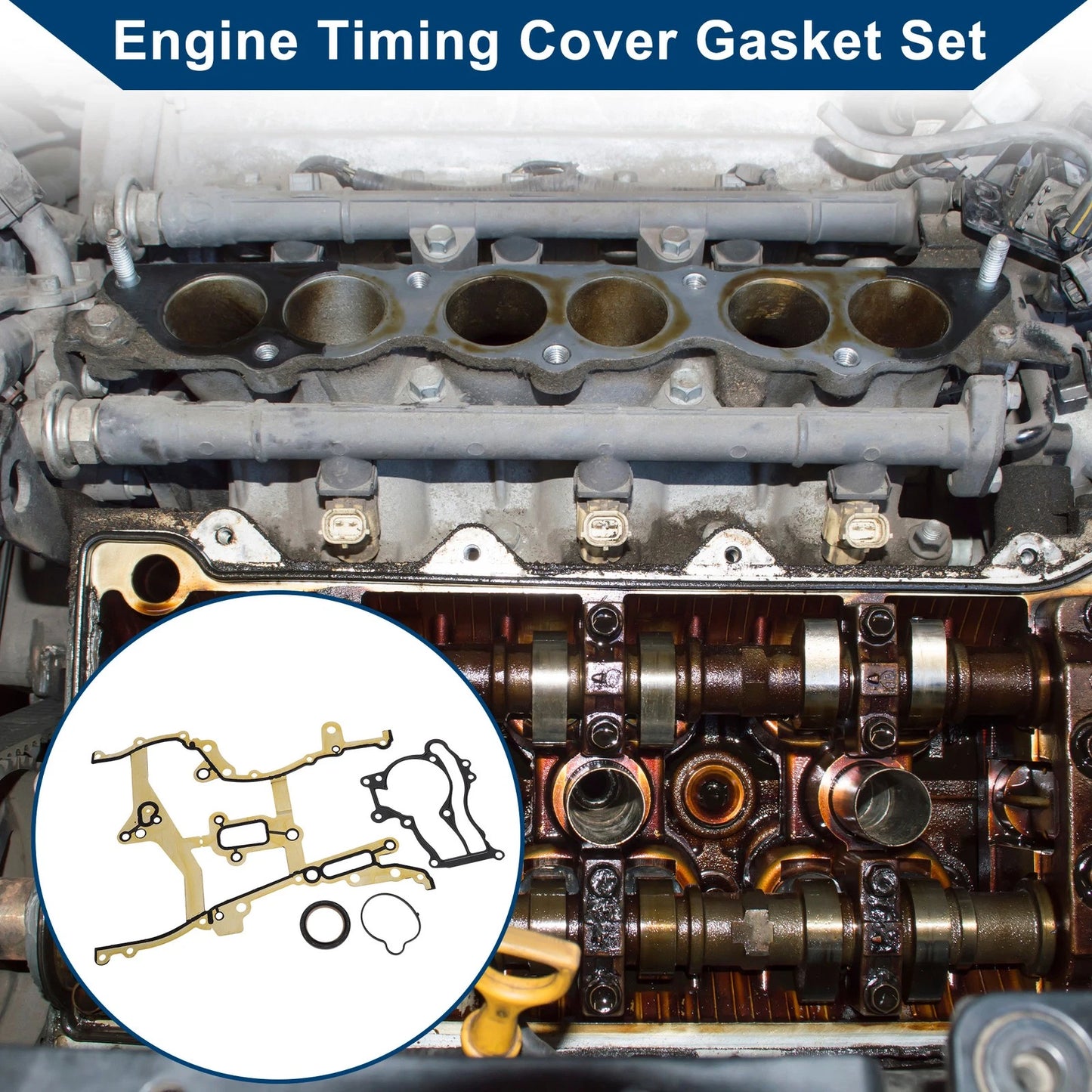 Engine Timing Cover Gasket Set TCS46156 for Chevrolet Cruze (2011–2015)