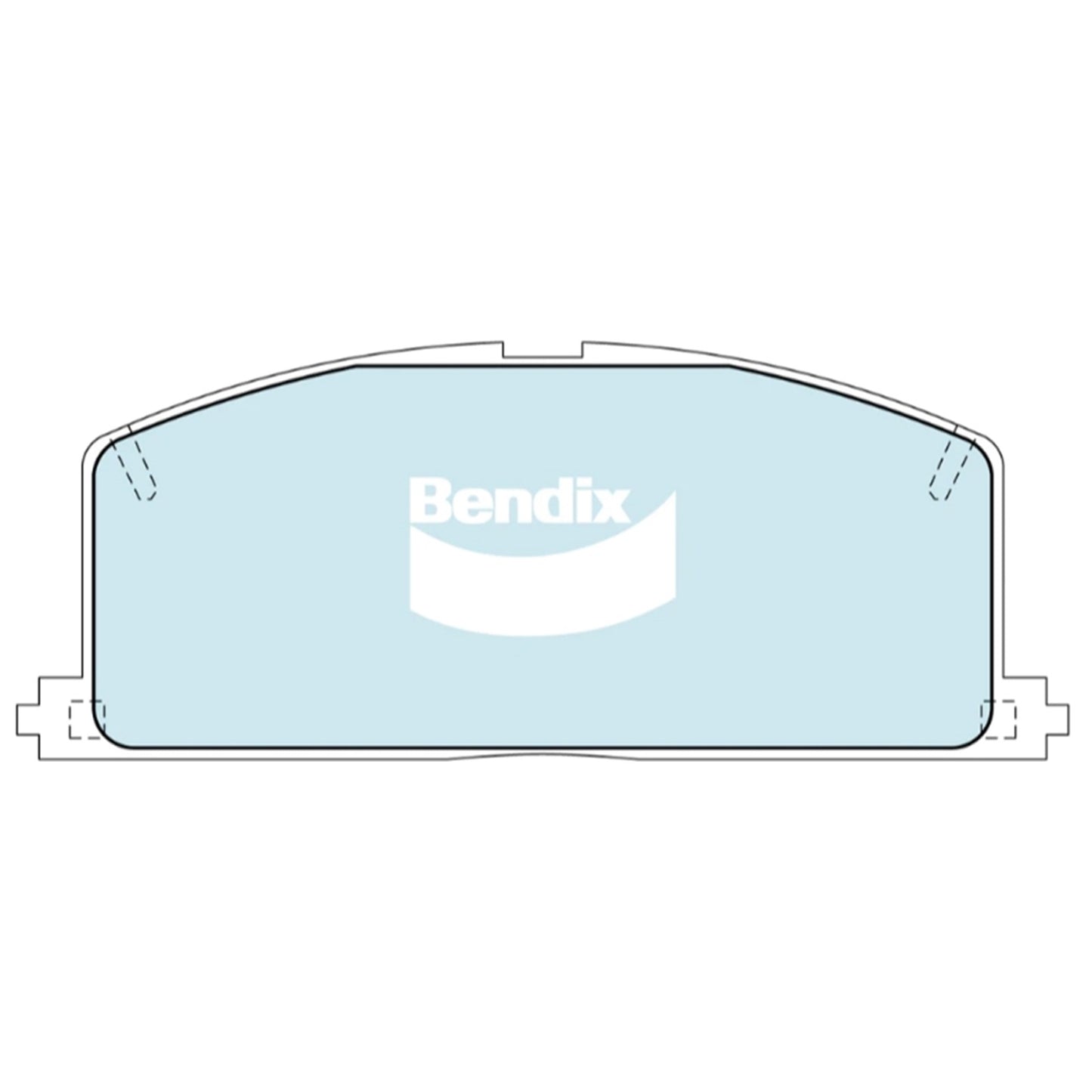 Set of 4 Front Disc Brake Pads for Toyota Tercel (1982–1988)