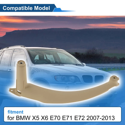 Inner Door Panel Handle for BMW X5 X6 E70 E71 E72 (2007–2013) No. 51416969404 Beige