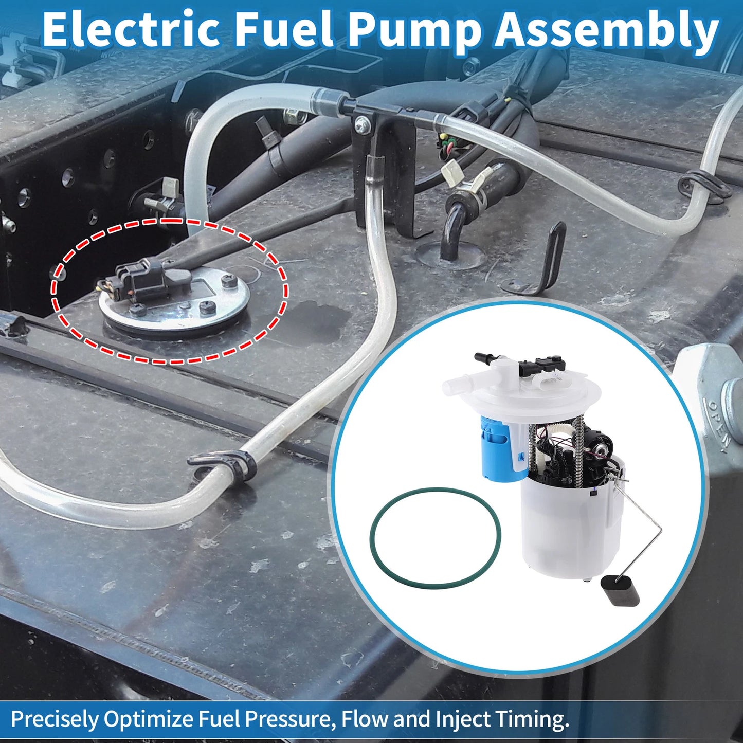 Electric Fuel Pump Assembly No.E3748M/19167078 for Buick Enclave (2008–2017)