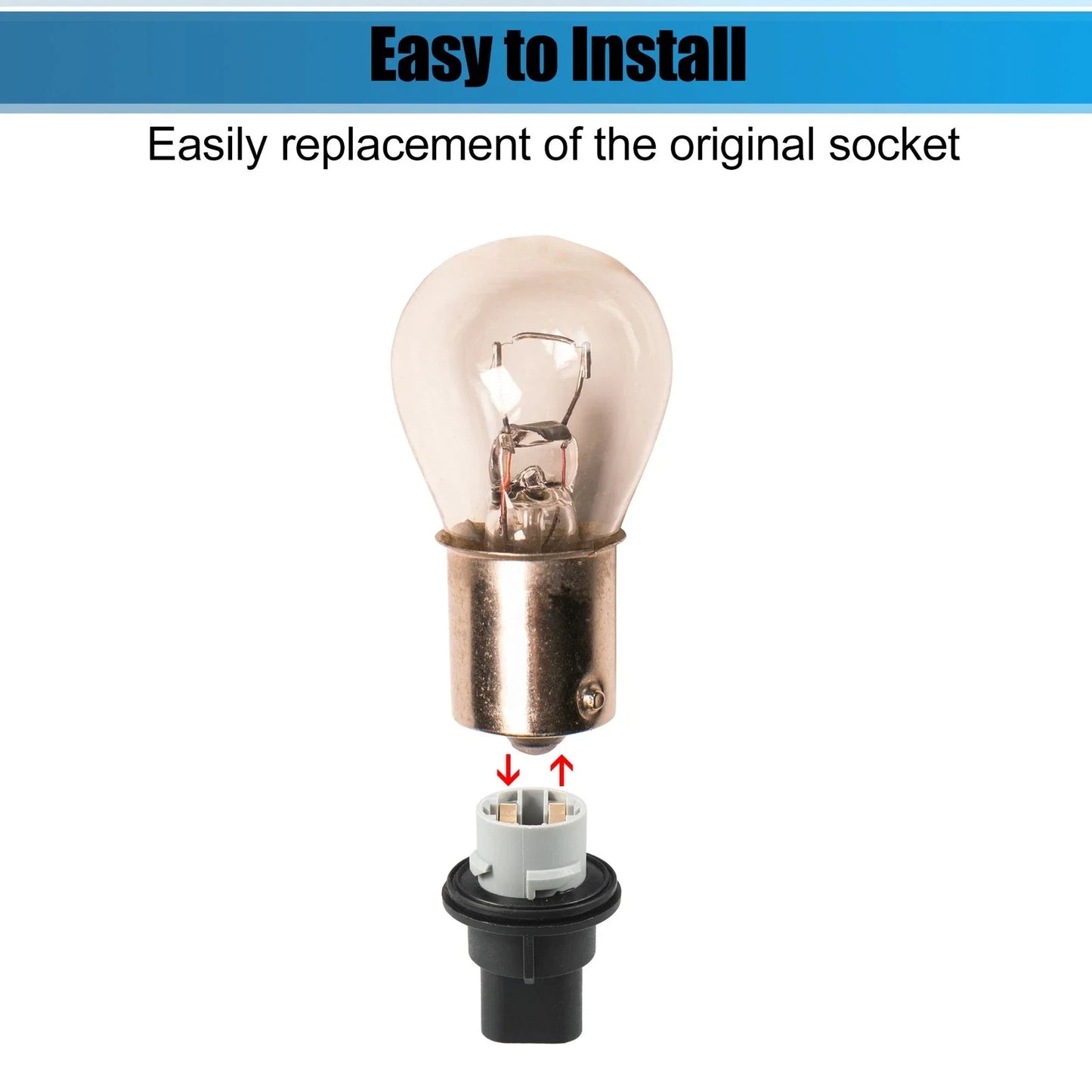 Park & Turn Signal Socket Light Bulb Base for Dodge Ram (2002-2008)