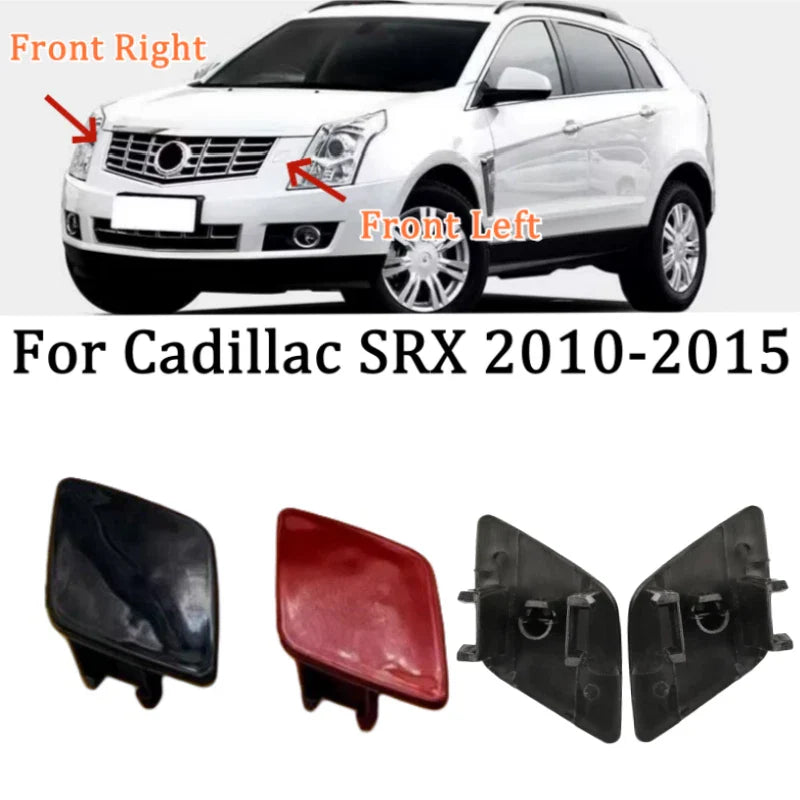 Front Bumper Headlight Washer Nozzle Cover Cap for Cadillac SRX (2010-2016)