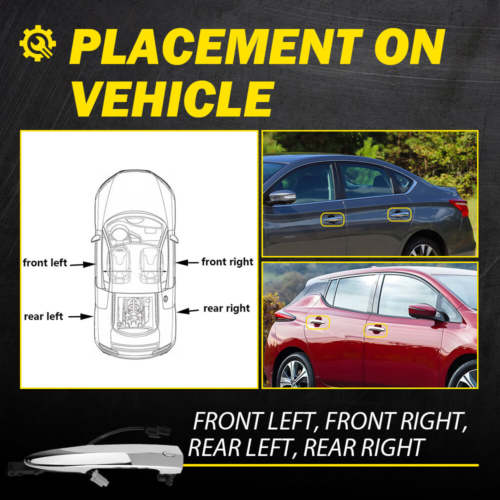 Exterior Door Handle for Nissan Sentra (2013–2019)