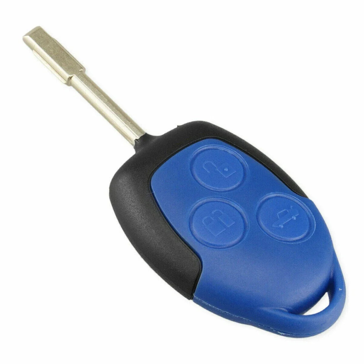 Key-Fob Case 3-Button BLUE Remote Cover for Ford Transit-MK7 (2006–2014)