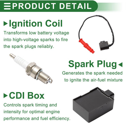 Ignition Coil Set for Polaris Ranger 400 (2010–2014) No. 3089238/3089239