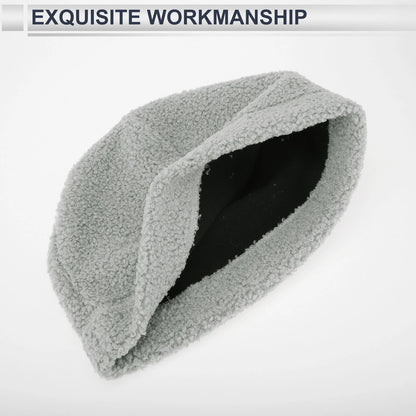 Cycling Hat for Universal Fit (1 Pcs) - Light Gray Polar Fleece