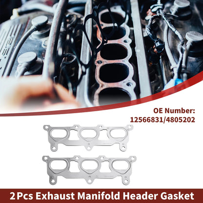2X Exhaust Manifold Header Gasket for Chevrolet Captiva (2006–2022) No. 12566831