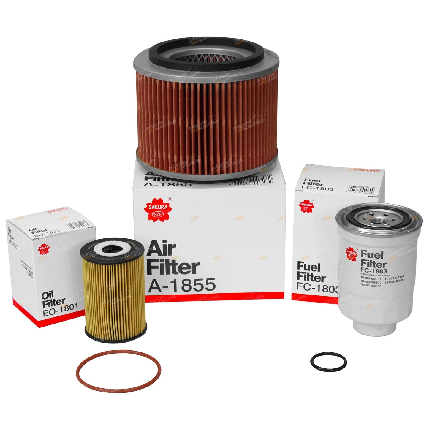 Air Oil Fuel Filter Service Kit for Nissan Patrol GU (2000–2007)