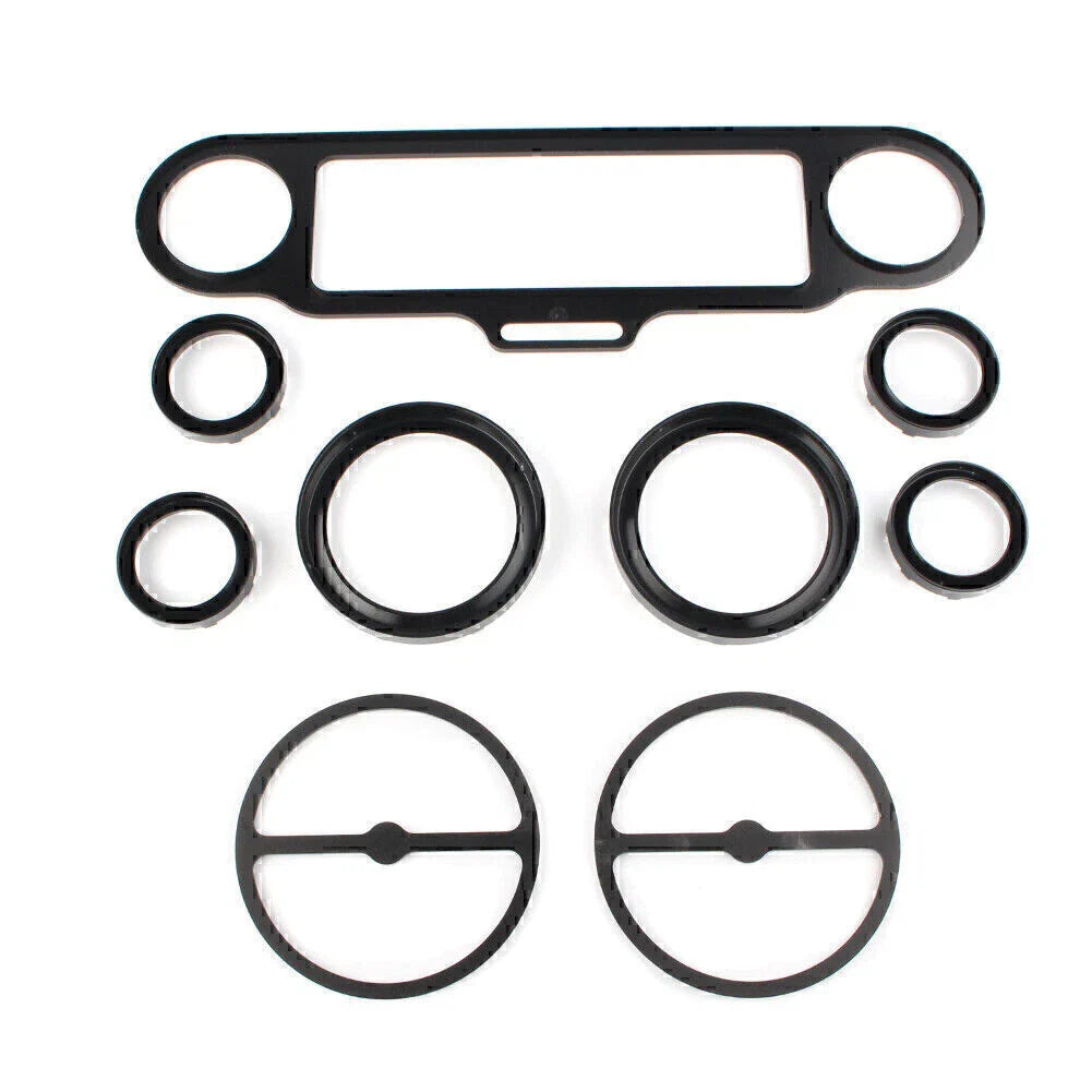 CNC Aluminum Inner Fairing Trim Bezel Set for Harley Touring FLHT FLHX (1996-2013)