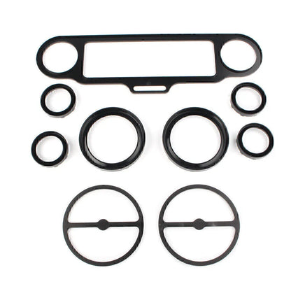 CNC Aluminum Inner Fairing Trim Bezel Set for Harley Touring FLHT FLHX (1996-2013)