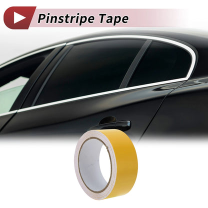Pinstripe Tape 50mmx10m for Car Motorcycle Boat Matte Yellow