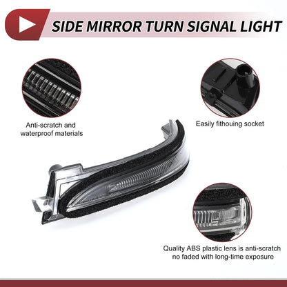 Car Mirror Turn Signal Light for Hyundai Elantra 2017-2019 Left LED