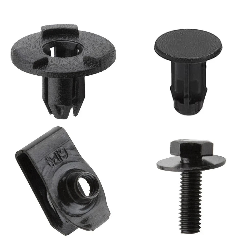 30 Engine Undertray Cover Clips for Nissan Qashqai (2007–2024)