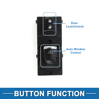 Front Side Power Window Switch for Nissan Murano (2015–2024) No. 254115AA0A