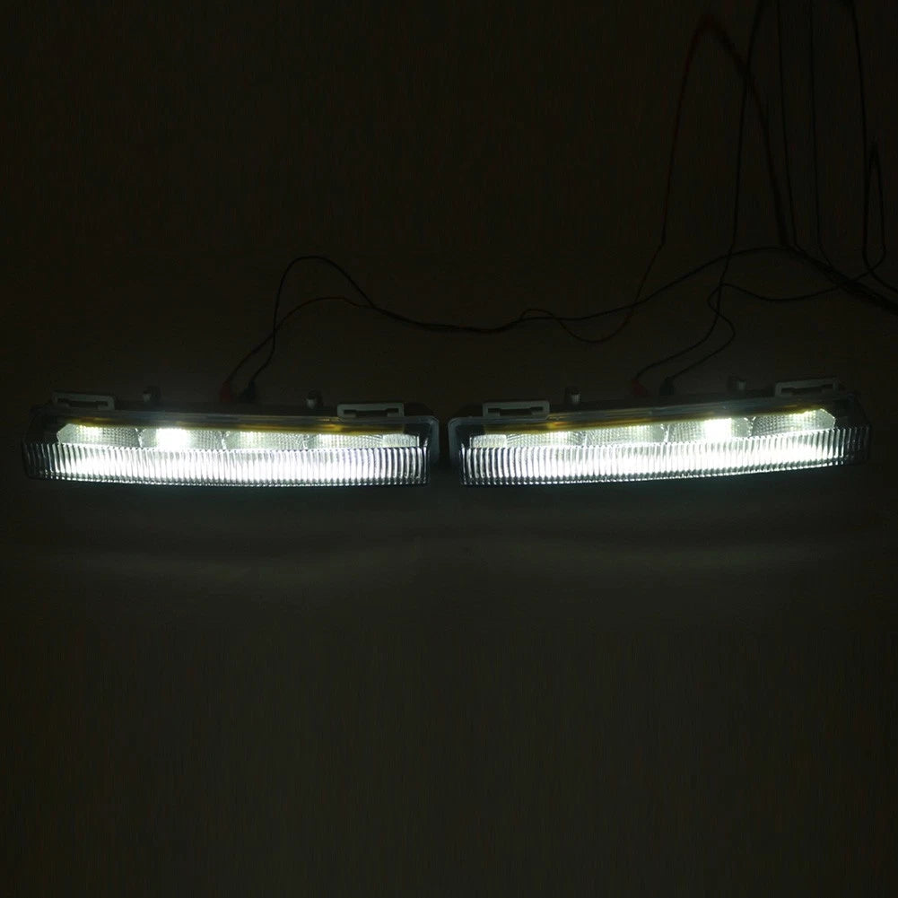 1 Pair Daytime Running Light Fog Lamp for Benz GLK250, GLK350 (2010-2015)