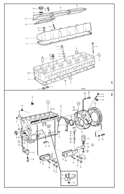 Decarbonizing Gasket Kit for Volvo Penta 41 42 43 Diesel Engine
