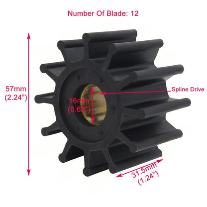Sea Water Pump Flexible Impeller for Jabsco 1210