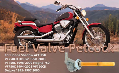 Fuel Valve Petcock for Honda Shadow Ace Deluxe 750 (1998–2003)