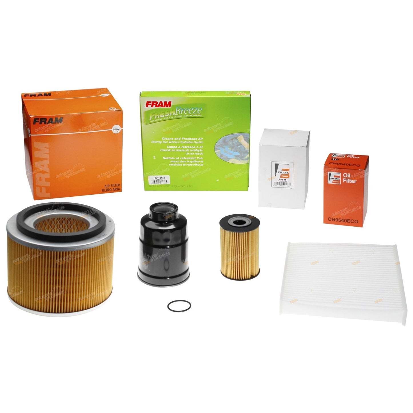 Air Oil Fuel Cabin Filter Service Kit for Patrol GU (2000–2007)