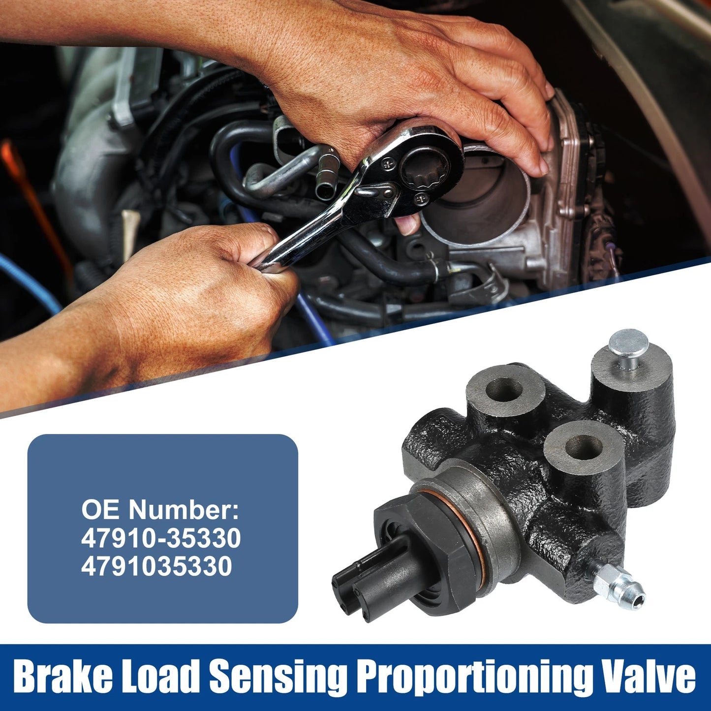 Brake Load Sensing Proportioning Valve for Toyota Tacoma (1995–2004) No. 47910-35330