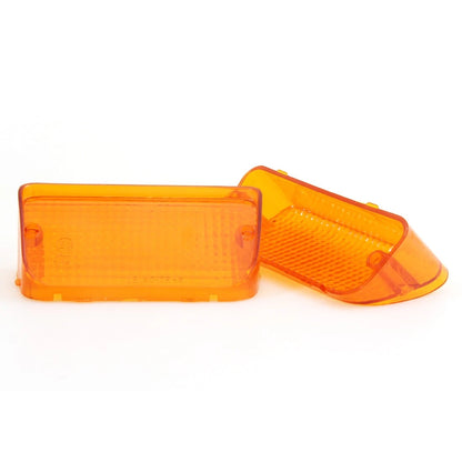 Set of 2 Amber Bumper Marker Lights for Toyota Celica TA23 (1970–1977)