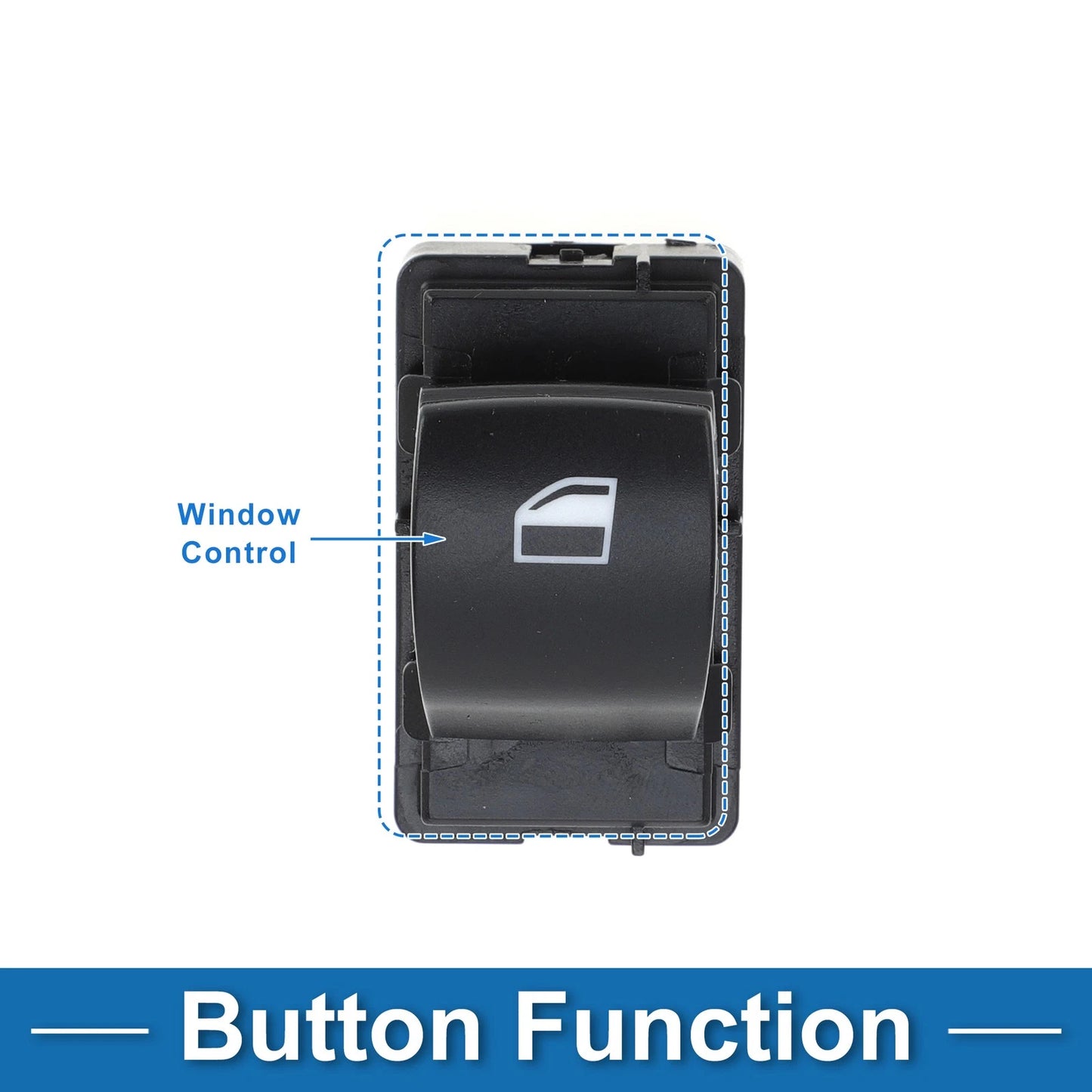 Power Window Switch Set of 2 for BMW 528i 535i xDrive (No. 61319113771)