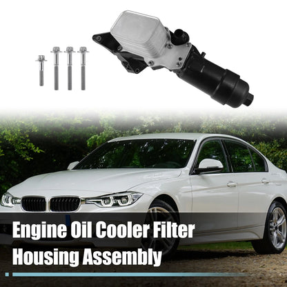 1 Set Engine Oil Cooler Oil Filter for BMW 230i F22 (2017-2022)