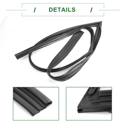 Front Left Door Window Run Channel Seal Strip for Honda Accord (2003-2007)