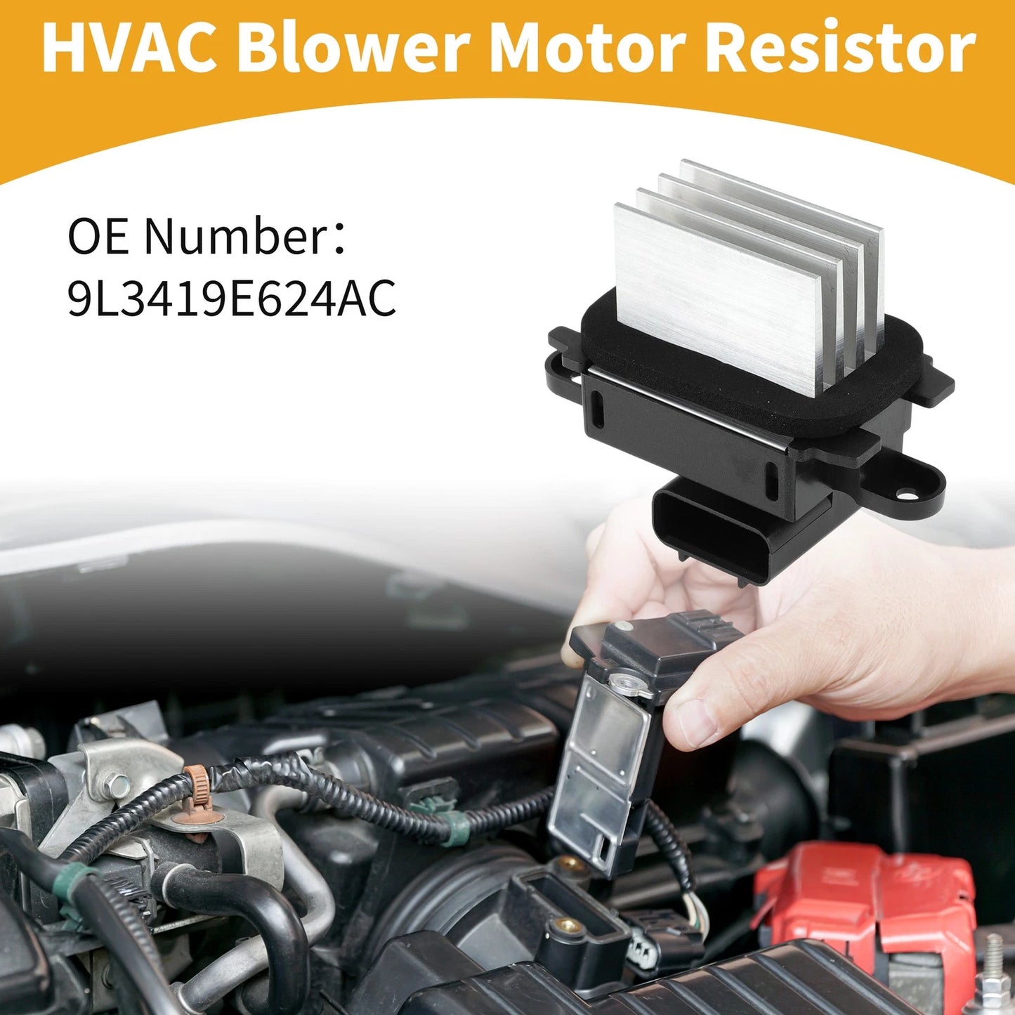 Blower Motor Resistor No. 9L3419E624AC for Ford Explorer (2016–2019)