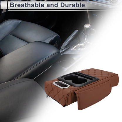 Universal Car Center Console Cover Armrest Storage Box 13.39"x9.06"x2.36"