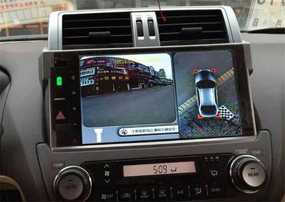 360° Seamless Panoramic Parking Monitoring System + 4 x Waterproof Cameras for Car