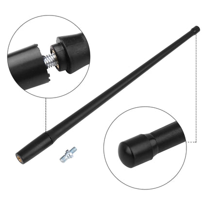 Car Radio Antenna Aerial for Jeep Wrangler JK JL (2007–2018) Black