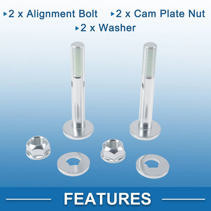 Set of 2 Rear Control Arm Suspension Camber Bolts for BMW 128i (2008–2013) 07146888626