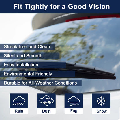 Rear Windshield Wiper Blade for Hyundai Veracruz IX55 (2007–2012)