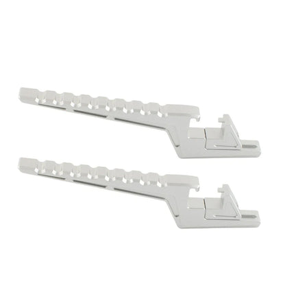 Silver Passenger Footpeg Extensions for Surron Light Bee X/S X/L1E (2020-2023)