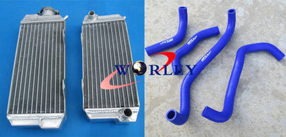 Aluminum Radiator + Black Hose for Honda ATC250R (1985-1986)