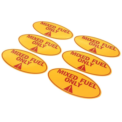 6x Fuel Only Sticker for Truck Vinyl Tank Decal