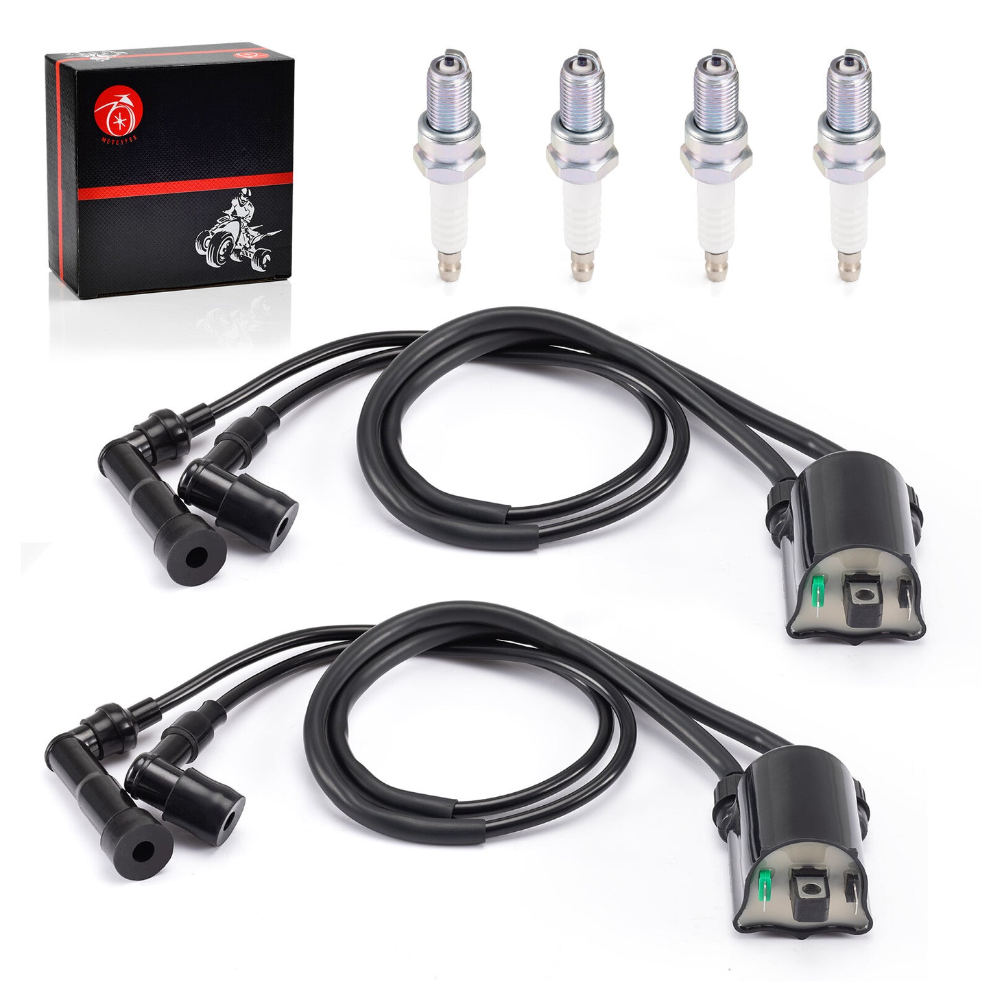 2X Ignition Coils for Kawasaki VN1500 Vulcan 1500 (2000–2004)