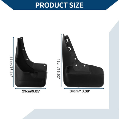 Mud Flaps Splash Guards Set for Mercedes-Benz GLE (2015-2019)