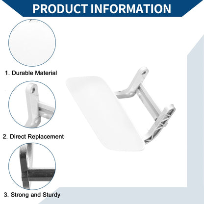 Front Left Washer Nozzle Cover Cap for Audi A3 (2008–2014) 1Pcs White