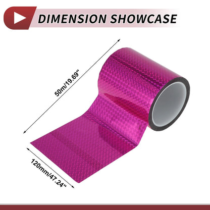 Pinstripe Tape 120mmx50m for Car Motorcycle Boat Laser Purple (1 Pcs)