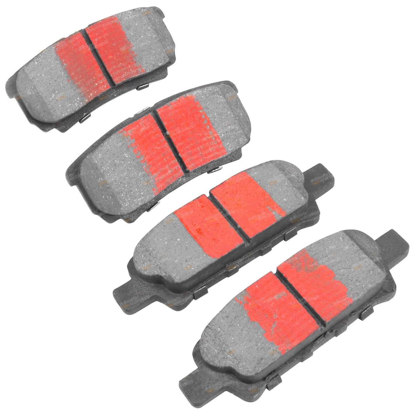 2 Rear Disc Rotors + Brake Pads for Mitsubishi Outlander (2003–2006)
