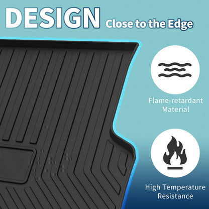 Flat Face Cargo Liner Rear Trunk Mat for Toyota RAV4 (2013–2019) TPE