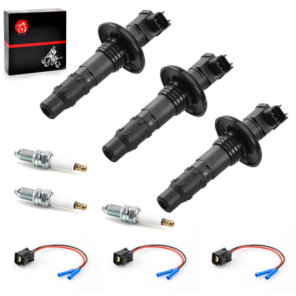 Ignition Coil & Spark Plug for Sea Doo RXT RXP GTX GTR GTI (2002–2023)