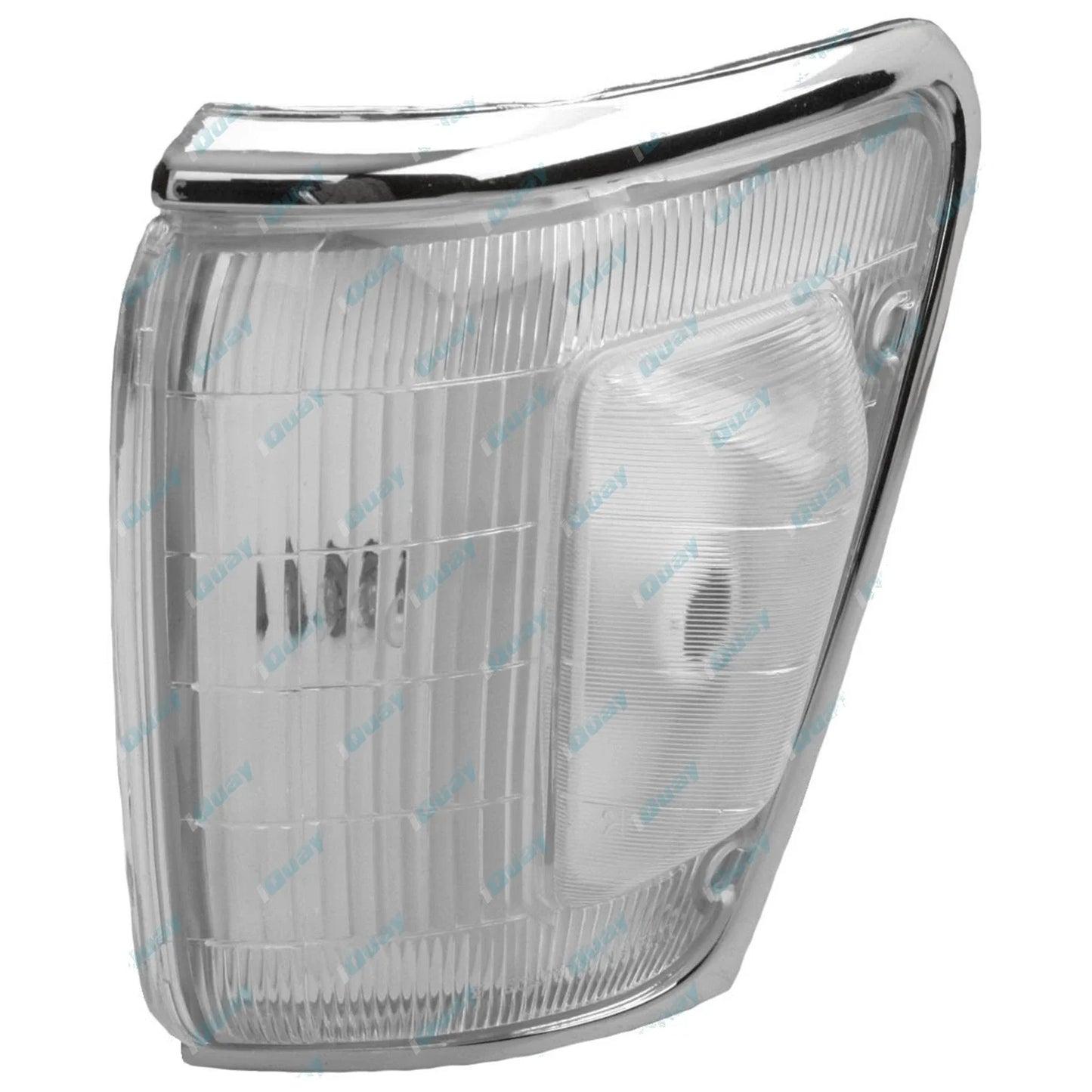LH Chrome Corner Indicator Light w/Clear Hump for Toyota Hilux 4WD 94-97 Left