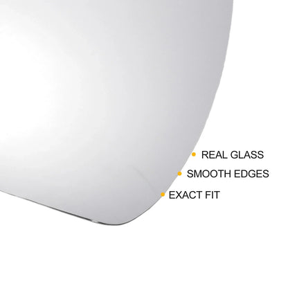 Right Side White Mirror Glass W/Back for Hyundai I30 (2017-2022)