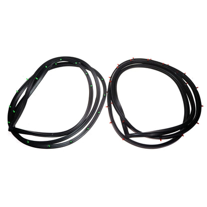 Set of 4 Door Weatherstrips for Toyota Corolla 2D Sedan Coupe (1970–1974)