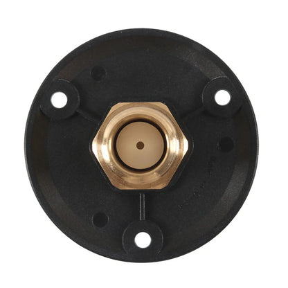 Black RV City Water Inlet Check Valve Flange Hose Connector