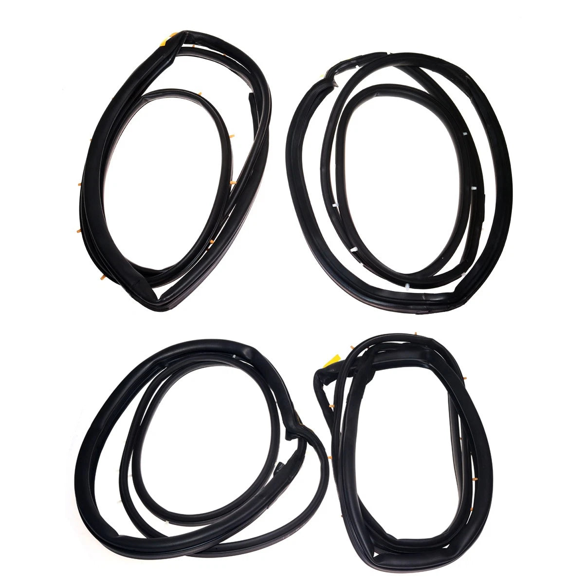 Set of 2 Rear Door Weatherstrips for Toyota Corolla (1991–1998)