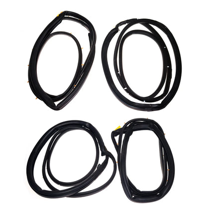 Set of 2 Rear Door Weatherstrips for Toyota Corolla (1991–1998)